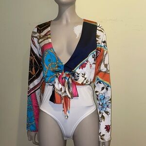 Women’s Luxe Nasty Gal Long Sleeve Bodysuit